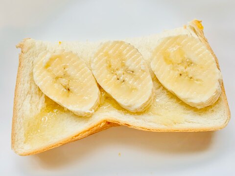 バナナ蜂蜜トースト